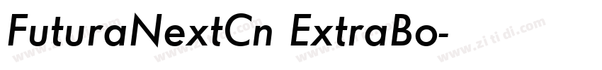FuturaNextCn ExtraBo字体转换
